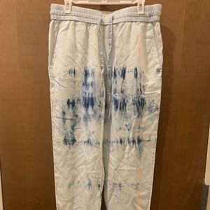 DL1961 straight leg tie dye pants